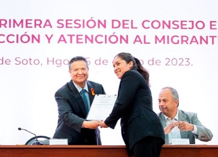 Dejamos el Discurso y Construimos Estrategias en Beneficio de Las y Los Migrantes Hidalguenses: JMS