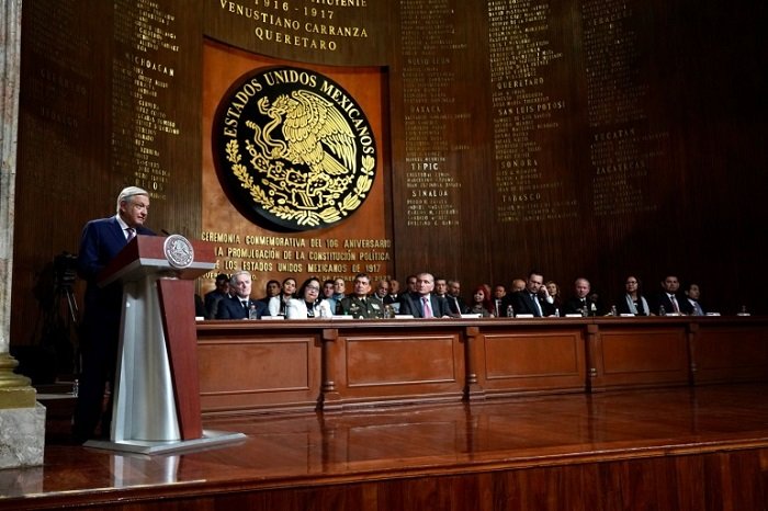 “La Constitución de 1917 no ha muerto, vive en la transformación del México libre, justo, igualitario, democrático y fraterno de nuestros días”: AMLO