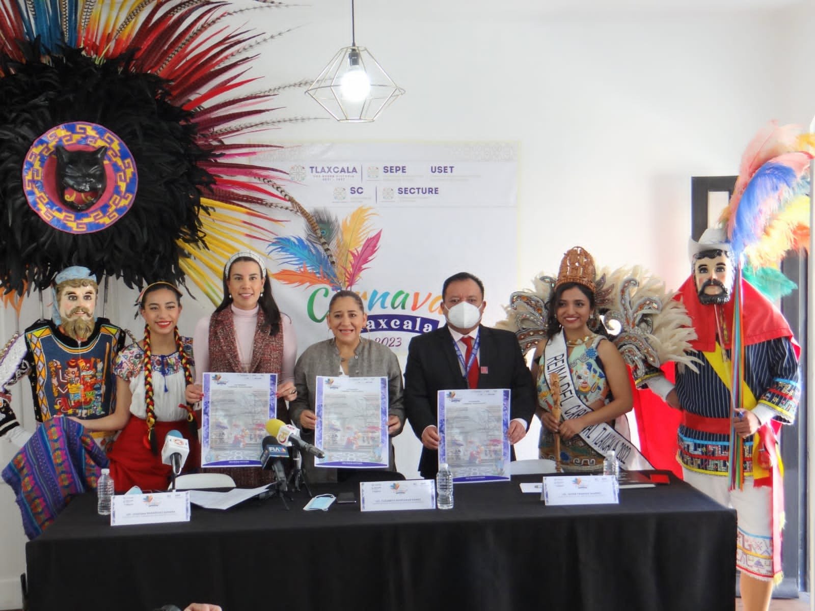 Presentan en Hidalgo el “Carnaval Tlaxcala 2023”