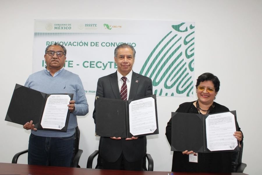 Convenio de Colaboración ISSSTE – CECyTEH Por la Salud