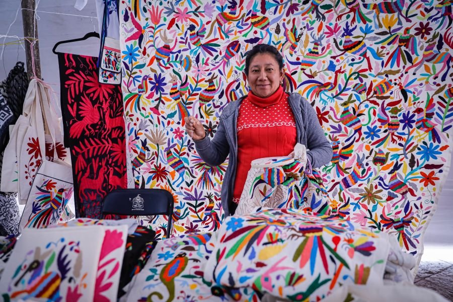 Expo Venta Artesanal de Plaza Juárez de Pachuca Beneficia a Más De 80 Personas