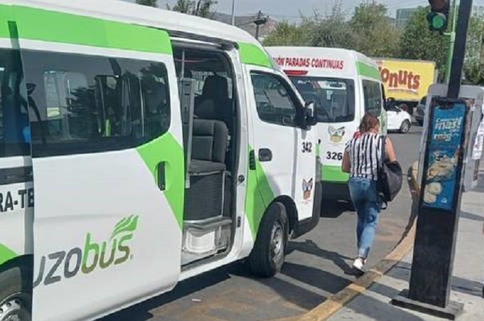 Nuevas Rutas de Combis del Tuzobús, en Pachuca y Mineral de la Reforma