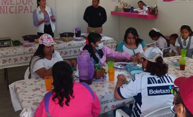 Permanente a Actividad en Los Cinco Comedores Municipales de Tulancingo