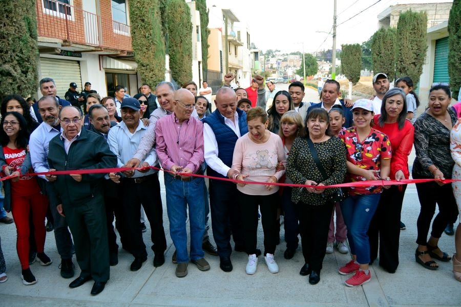 Alcalde Jorge Márquez Inauguró Paquete de Obra en Calle Plan De Ayala De Colonia Medias Tierras