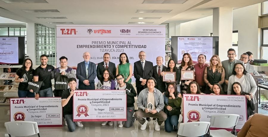 Participó CITNOVA en la entrega del Premio al Emprendimiento  y Competitividad, Tizayuca 2023