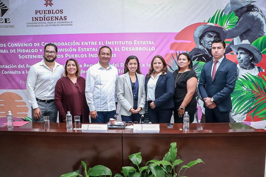 IEEH y CEDSPI coordinarán acciones a favor de pueblos originarios de Hidalgo