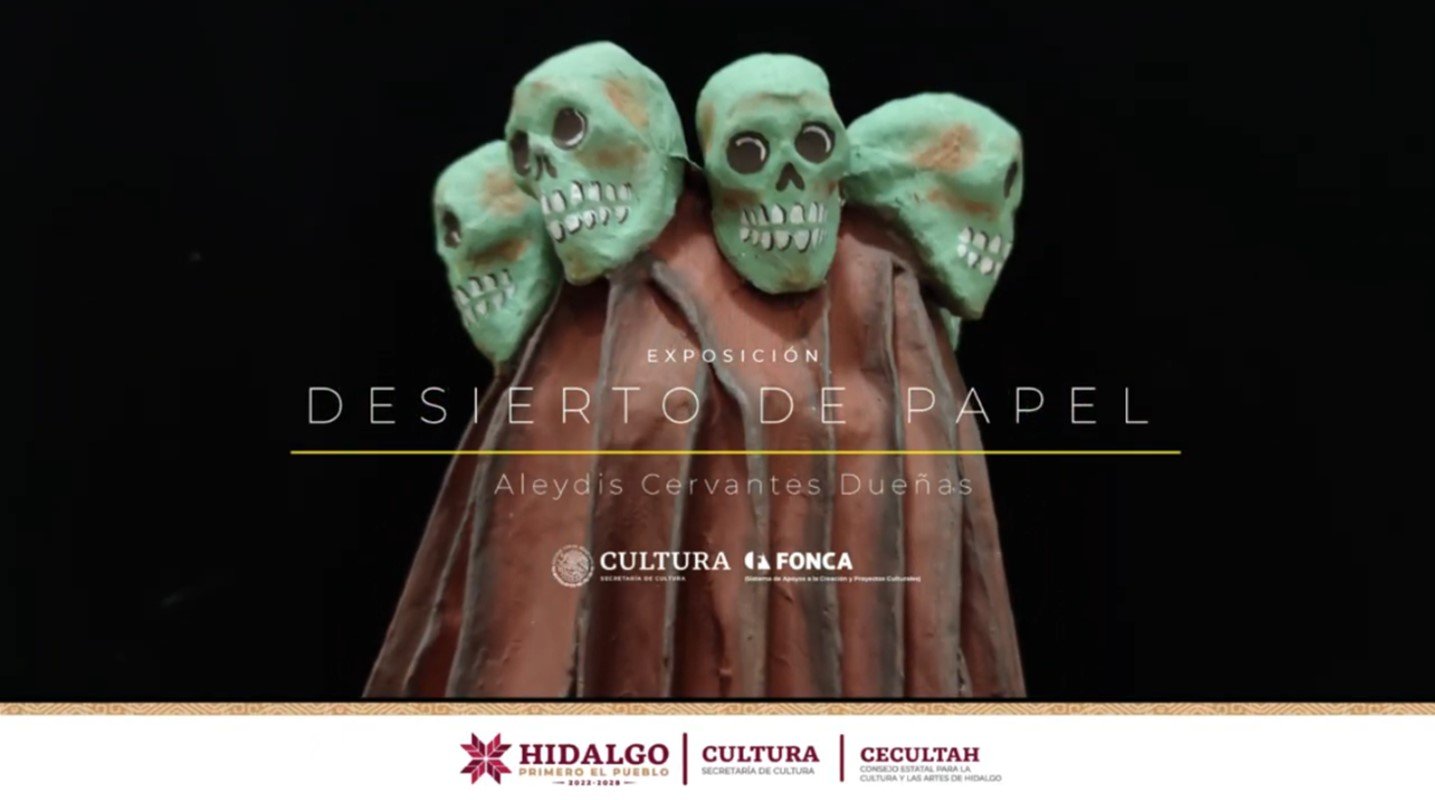 Exposición Desierto de Papel en el Centro de las Artes de Hidalgo