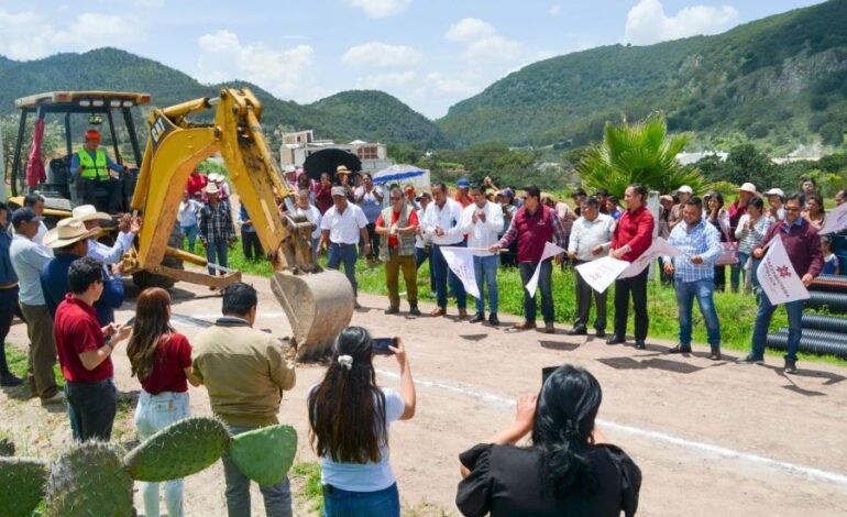 CEDSPI Inicia Obra de Alcantarillado en Comunidad de Tepalzingo. Mpio de Tulancingo