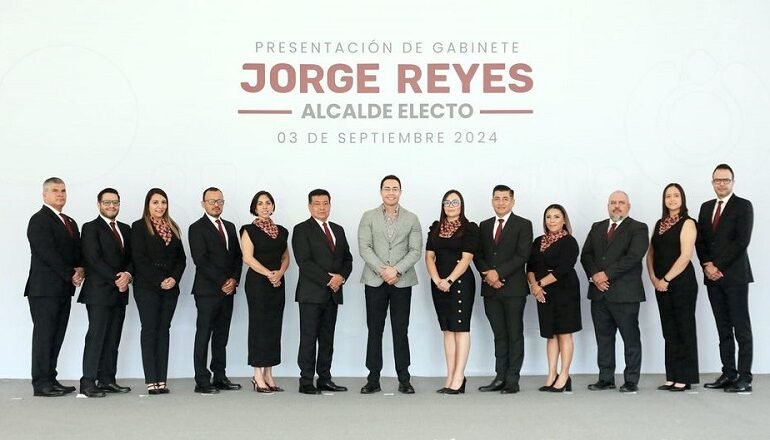 Jorge Alberto Reyes Hernández, Presentó a Integrantes de su Gabinete en el Ayuntamiento de Pachuca