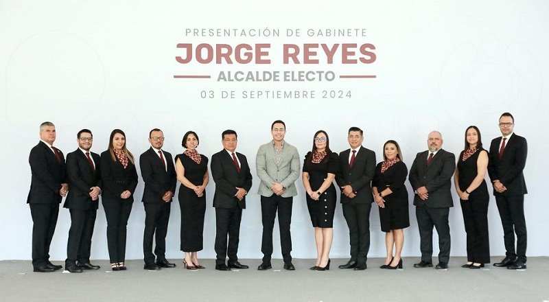 Jorge Alberto Reyes Hernández, Presentó a Integrantes de su Gabinete en el Ayuntamiento de Pachuca