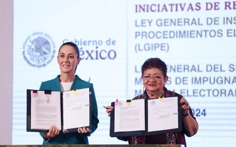 Avanza Reforma Judicial Con Leyes Secundarias: Presidenta Claudia Sheinbaum Envía al Congreso de La Unión Dos Iniciativas en Materia Electoral