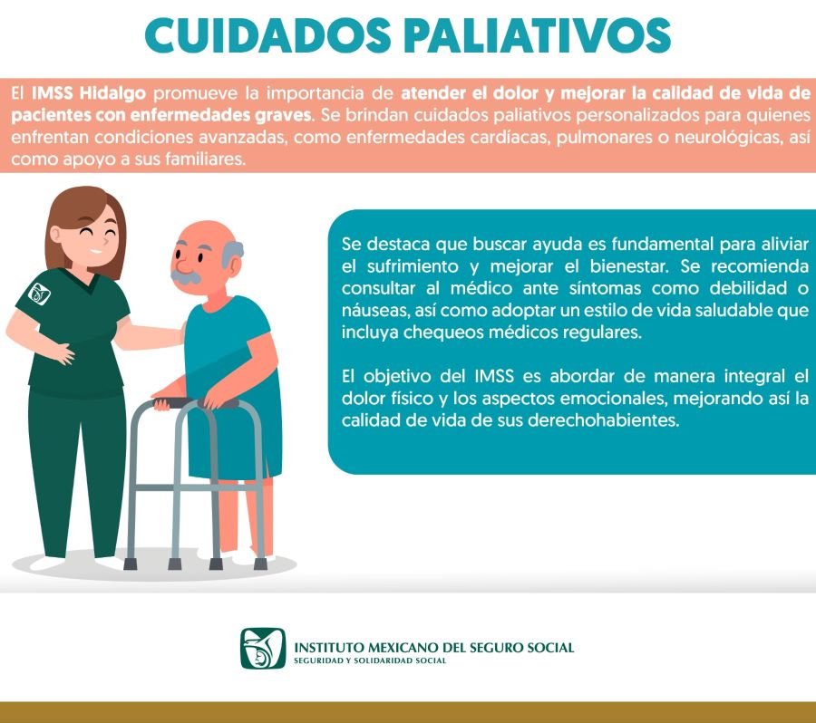 Brinda IMSS Hidalgo Cuidados Paliativos Para Manejar Dolor en Pacientes Con Enfermedades Graves