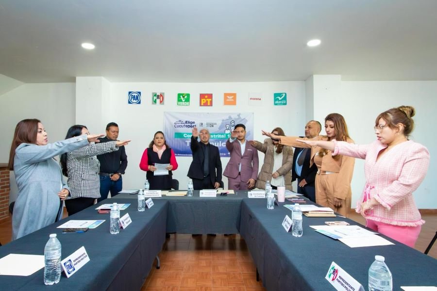 IEEH instala Consejo Distrital Local 18 en Tepeapulco para la Elección Cuautepec 2024