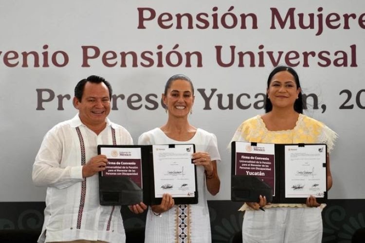 Pensión Para Personas Con Discapacidad Ya Es Un Hecho en Yucatán: Presidenta Claudia Sheinbaum