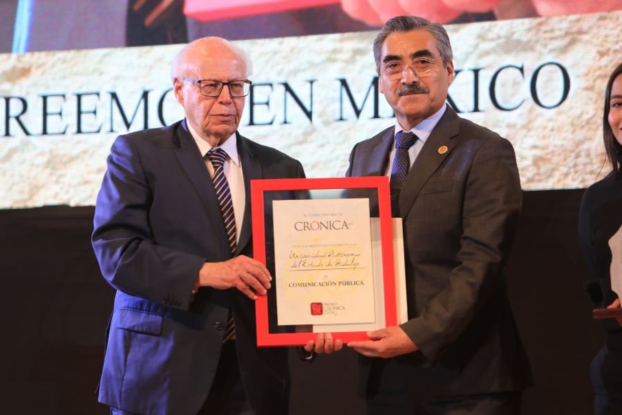 Recibe UAEH el Premio Crónica 2024 en Comunicación Pública