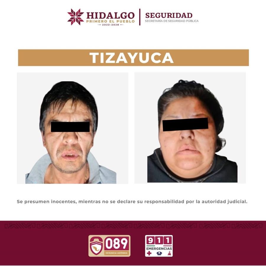 Detienen a Pareja Por Narcomenudeo en Tizayuca