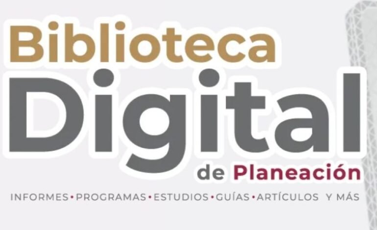 Gobierno de Hidalgo crea la Biblioteca Digital de Planeación