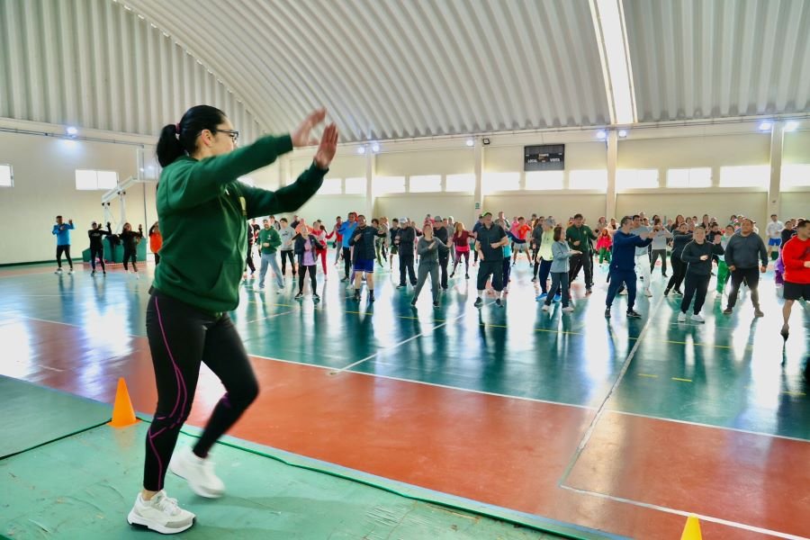 Realiza IMSS Hidalgo 1ª Activación Física 2025 en Centro de Seguridad Social Pachuca